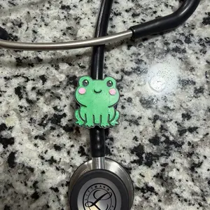 Cute Frog Stethoscope Charm