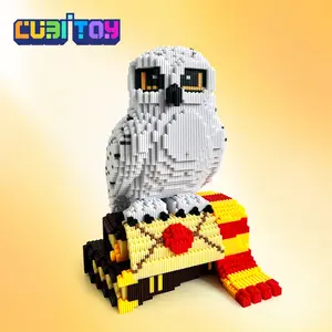 CubiToy Original Series Snowy Owl (12,253 PCS) 3D Micro Building Block Model
