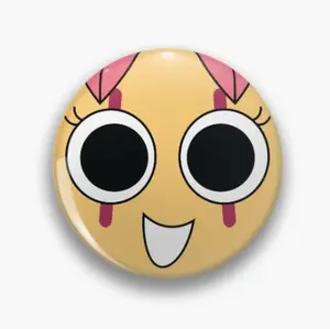 Dandy's World Scraps Button Pin, Dandys World Button, Scraps Funny Button, Bag Accessories Cute Pins – Kawaii Accessory for Bags, Jackets, Lanyards & Gifts, Cute Collectible Decor for Fans