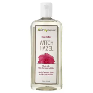 Mild By Nature Witch Hazel, Alcohol-Free, Rose Petals, 12 fl oz (355 ml)