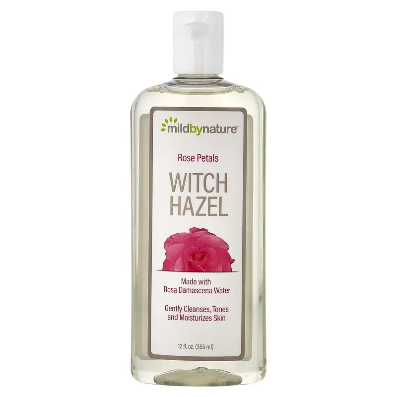 Mild By Nature Witch Hazel, Alcohol-Free, Rose Petals, 12 fl oz (355 ml)