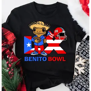 Cotton Oversized Benito Bowl Bunny Shirt – Funny Holiday Print + Football Touch Down. Perfect Christmas Gift for Family/BF/GF #     Bunny #     BenitoBowlFestive #     TKHolidayFunny #     ChristmasFootballFit