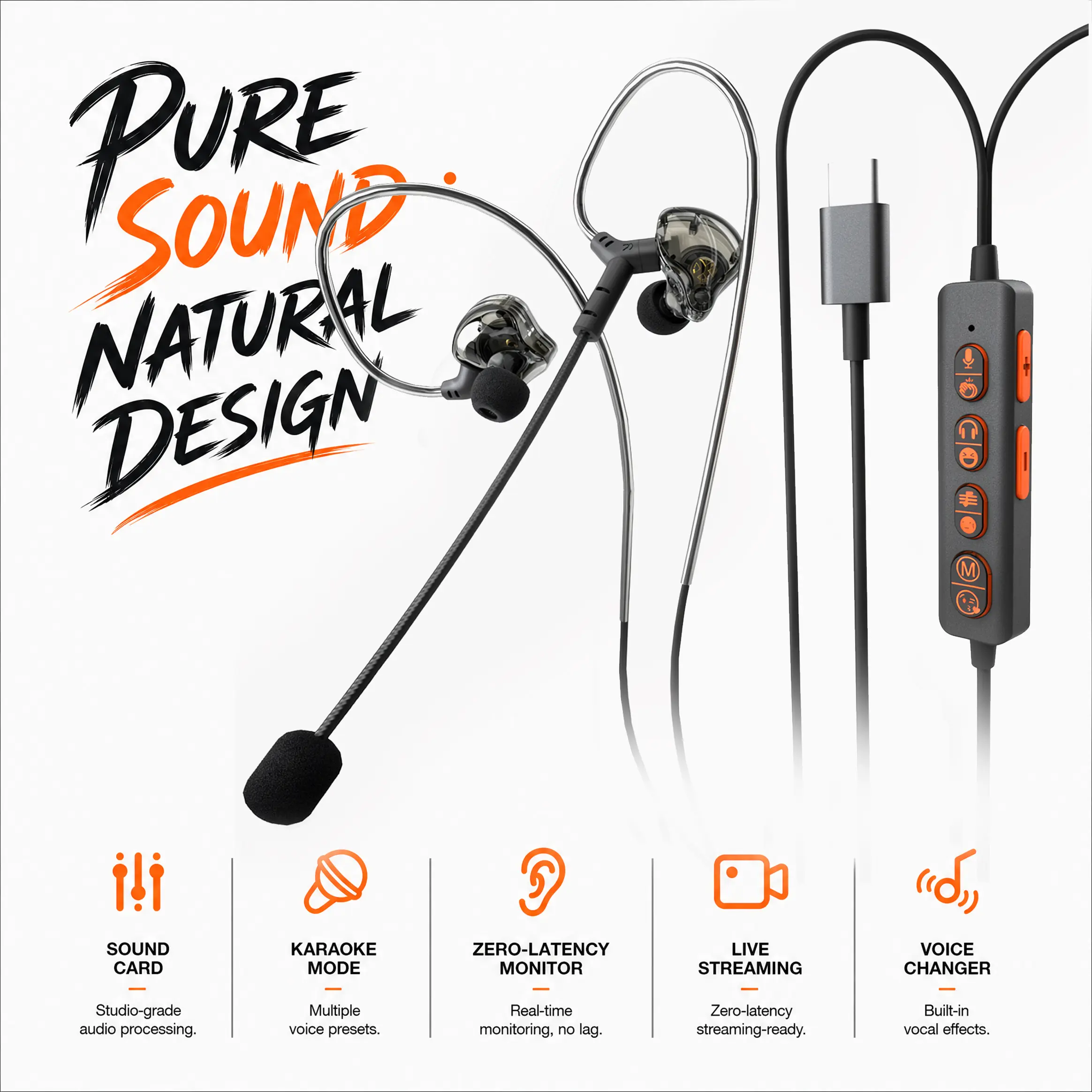 Sarevile Truck Driver Headset - V5.2 Wired Noise Cancellation Headphones with Upgraded AI Mic, Mute Function for Hands-Free Calls (Black, Suitable for Drivers, Offices)