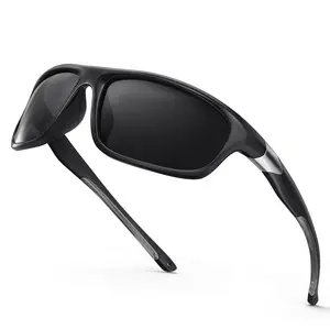 Missfive Bifocal Polarized Sunglasses, Bi-Focal x1.5 x2.0 x2.5 x3.0 Magnifications, Wrap Sport Reader Sunglasses