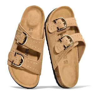 Project Cloud Women's | 100% Genuine Leather Womens Sandals | Memory Foam | Lightweight | Non-Slip - Venita Stud Project Cloud Women's | 100% Genuine Leather Womens Sandals | Memory Foam | Lightweight | Non-Slip - Venita Stud