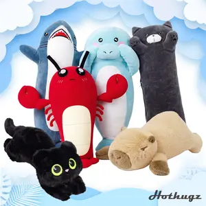 HOTHUGZ Heating Pad - Cute Soft Plush Heating Pad for Cramps & Pain Relief, Unique Stuffed Animal Design, Wireless Portable Electric Heat Pad, Universal USB Powered, Perfect Winter Gift for Kids & Adults