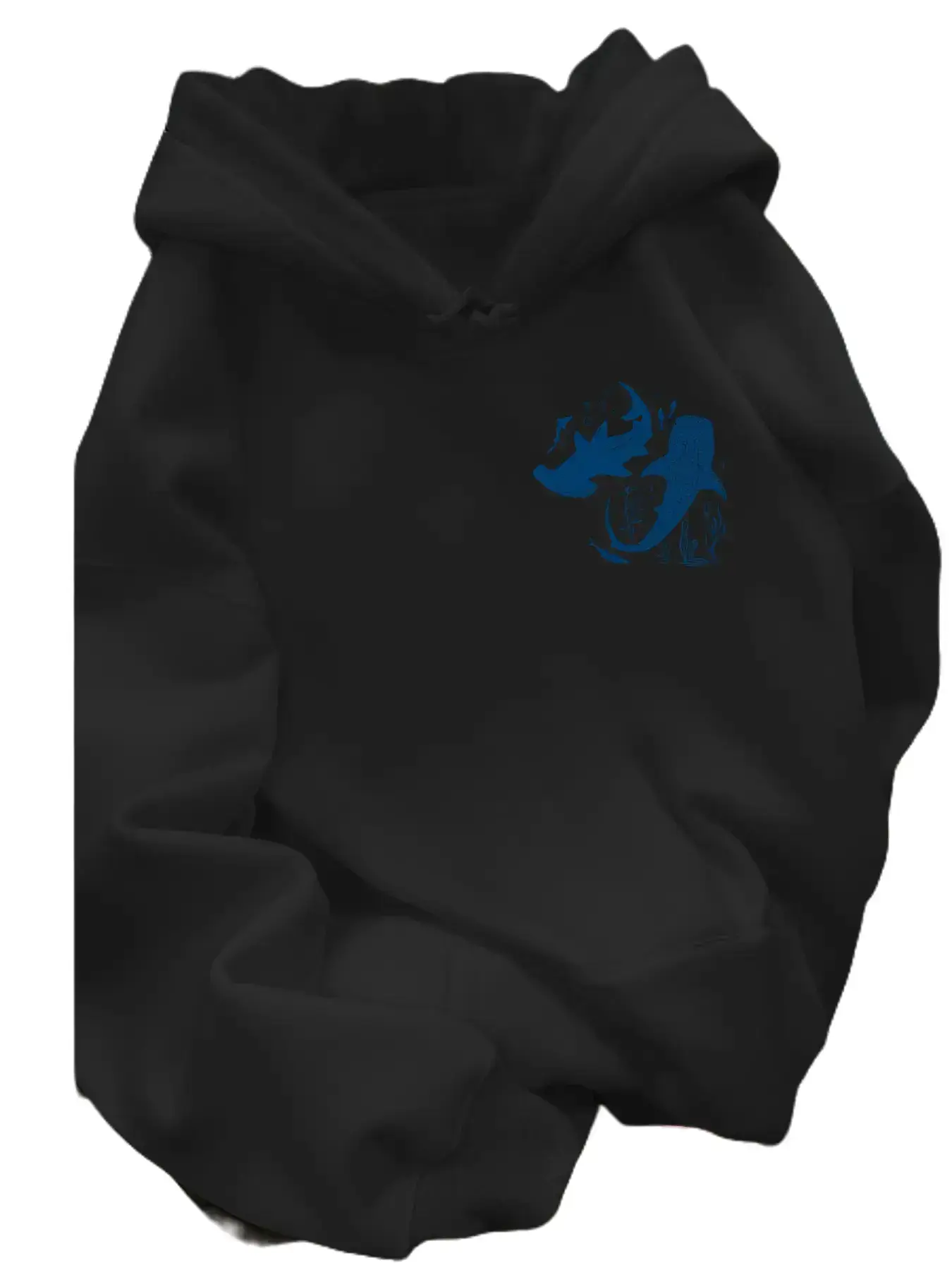 Women's Casual Hooded Sweatshirt, Shark Print Drop Shoulder Pullover, Loose Fit Drawstring Pocket Design, Fall & Winter Fashion, Funny Relatable Sweatshirt, Graphic Casual Hoodie