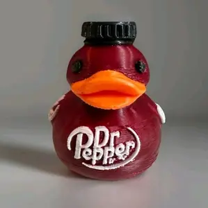 Dr. Pepper Duck 3D-Printed Collectible Figure