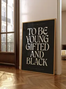 [Sale off up to 65%][Free Ship][No Frame] Black Excellence, Black Woman Art Print, Quotes Graduate, Aesthetic Wall Art, Modern Home Decor, Afro Culture