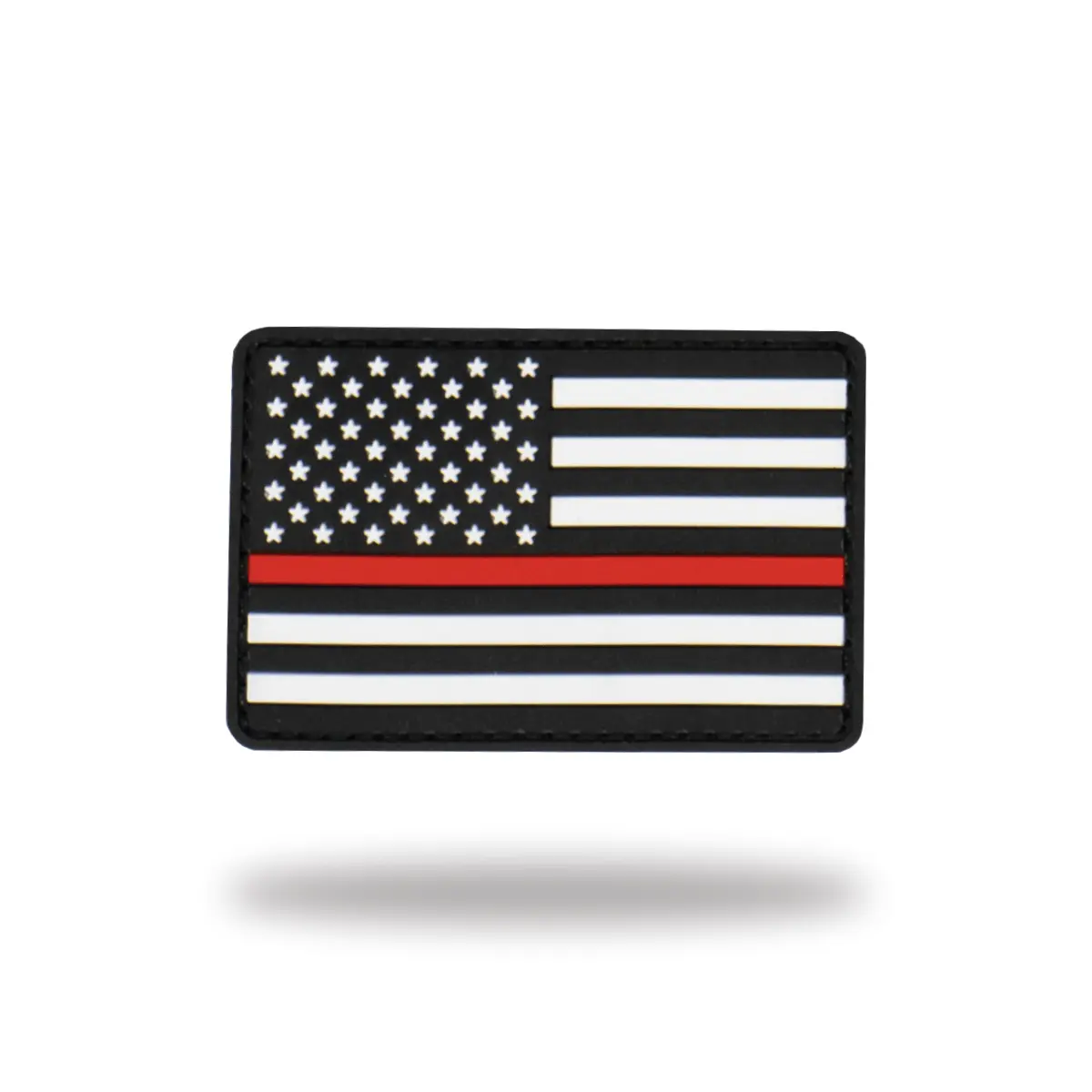 Red Line Flag Patch Red Line Flag Patch