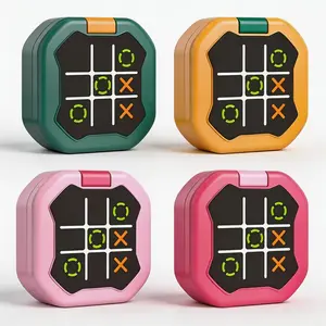 9-in-1 Digital Tic Tac Toe Game – Electronic Brain Exerciser, Logic Puzzle & Critical Thinking Toy, Lightweight Portable Travel Game for Kids, Teens, Boys, Girls & Adults, Screen-Free Fun, Family Multiplayer Challenge, Ideal Birthday Gift
