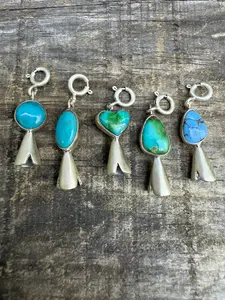 Squash Horn Blossom Sterling Silver Charm