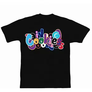Colorful Cookies Stacked Logo Graphic T-Shirt