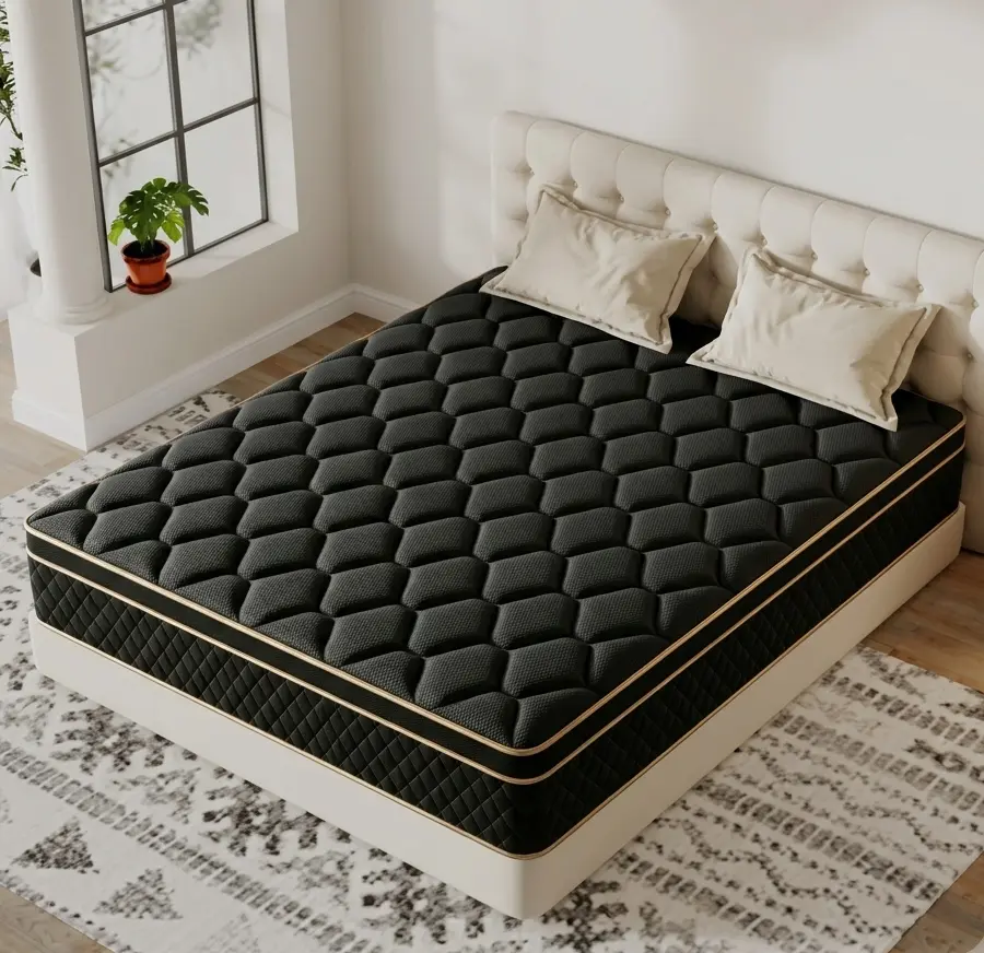 King Size Mattress Queen Size , Cooling Gel Memory Foam for Pressure Relief & Back Support, Medium Firm, Bed in a Box, for a Romantic Night’s Sleep outdoorfun summervibes Orthopedic Foam