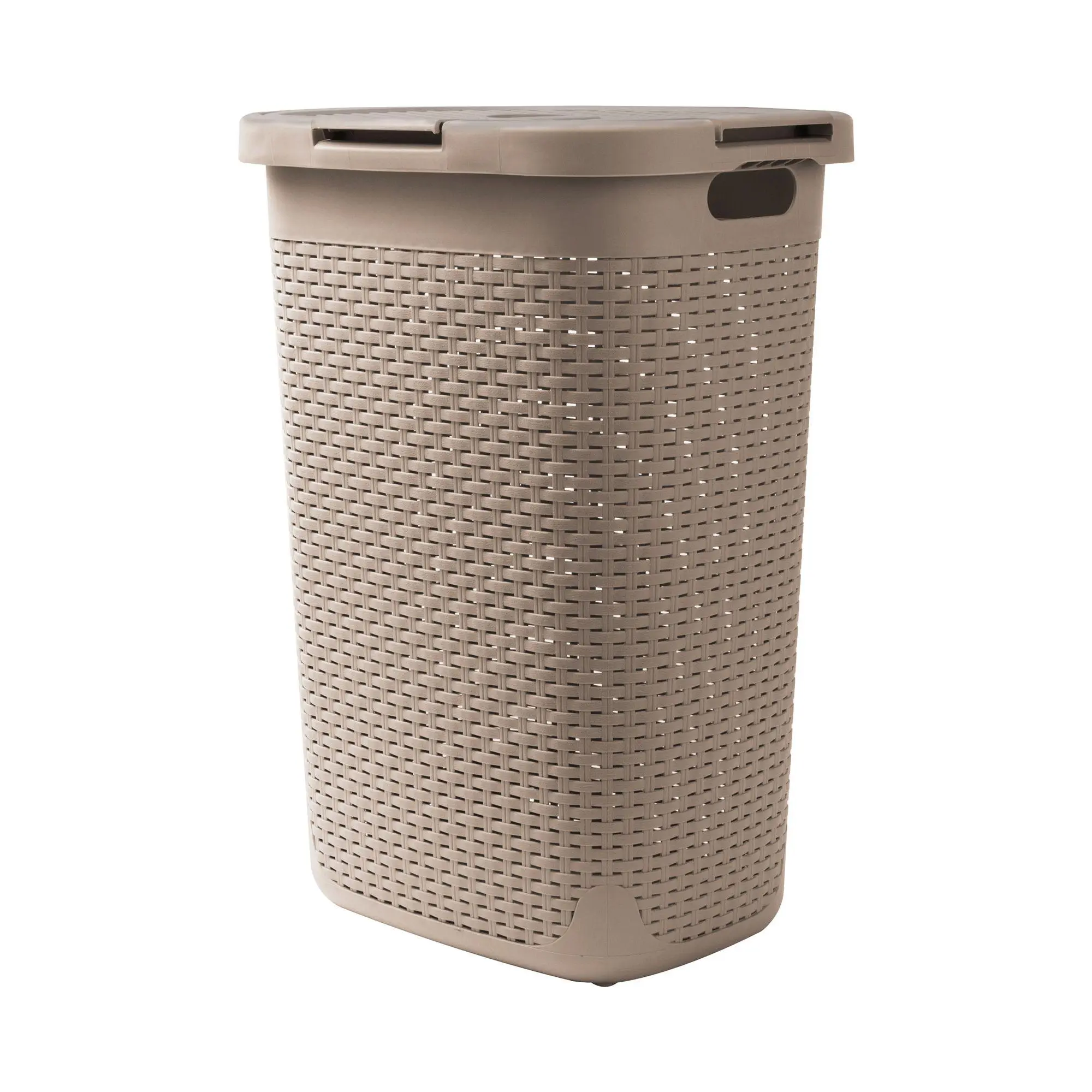 Mind Reader 60L Slim Laundry Hamper Clothes Basket with Lid