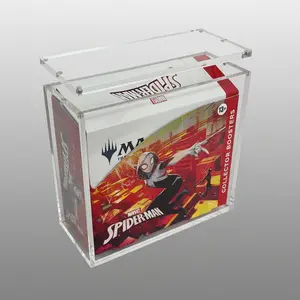 Magic the Gathering MTG Collector Booster Acrylic Display Case for Display and Storage 99% UV Resistant Magnetic Lid
