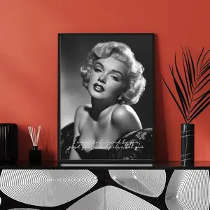 Marilyn Monroe Iconic Art Poster Printable Wall Art room Décor
