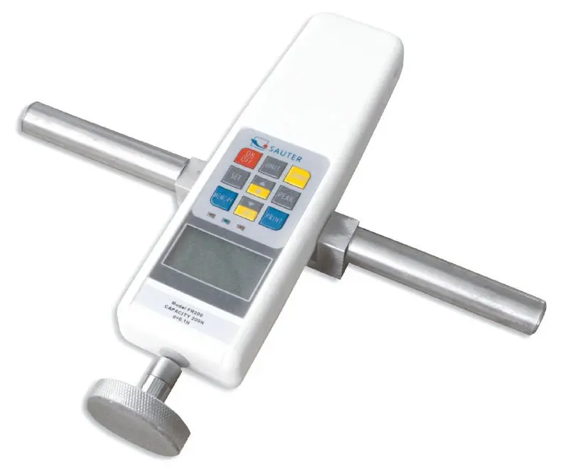 Kern FH 500G Portable Dynamometer, 500 N Max Load Gravestone Tester (Pressure Measuring Tool for Hardware Applications), Portable Dynamometers