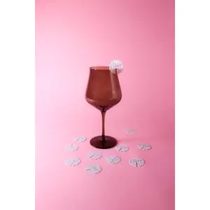 Tan Acrylic Drink Toppers - Bachelorette Decor