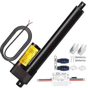 660lbs Linear Actuator 12V Stroke 0.2"/s Speed Waterproof Electric Linear Actuator Heavy Duty Motion Actuator in Car, Industrial Use With remote control (8'')