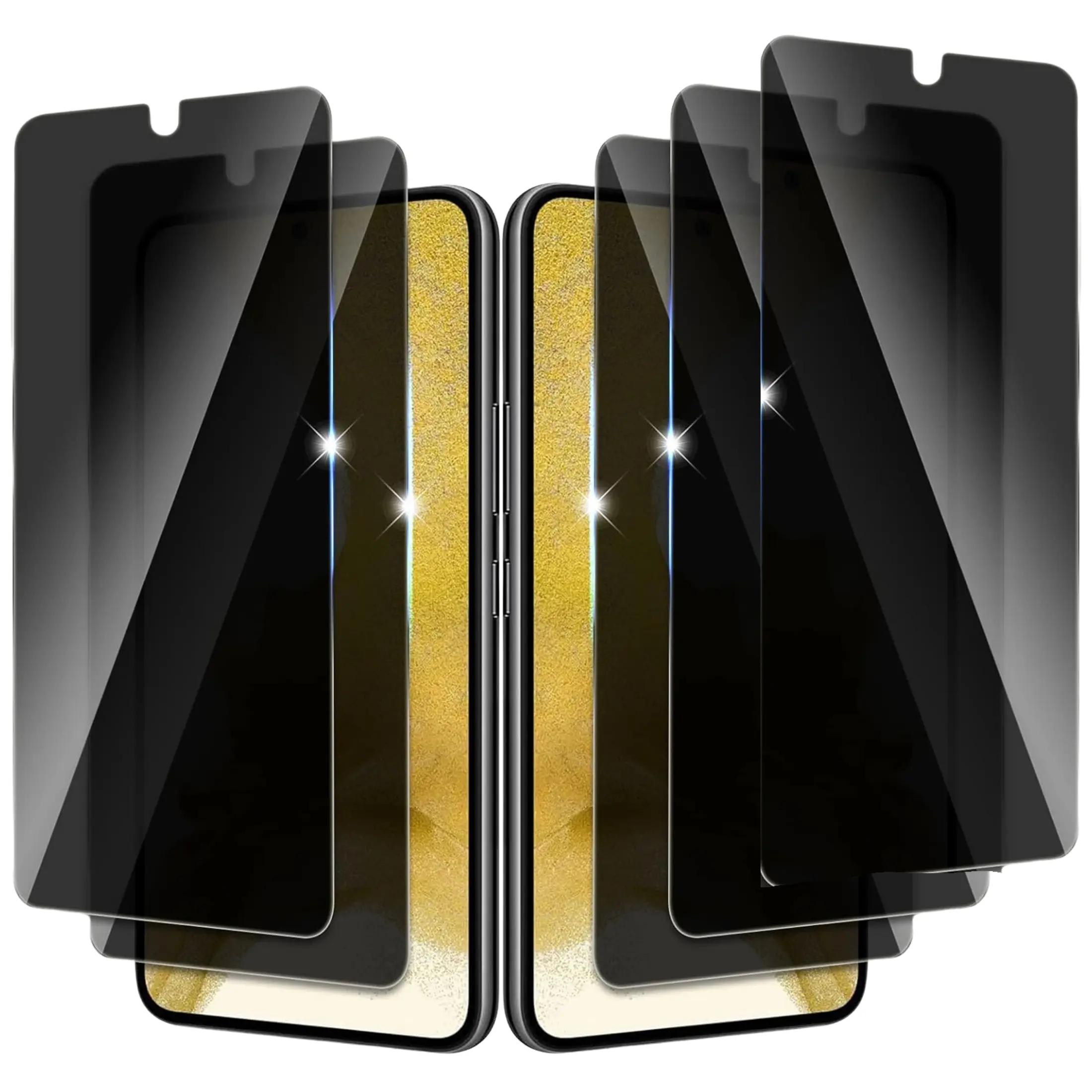 Entronix Anti-Spy Privacy Screen Protector for Samsung Galaxy A81/A73/A72/A71/A55/A53/A35/A25/A16/A06 - Multi-Pack Easy Installation, Durable