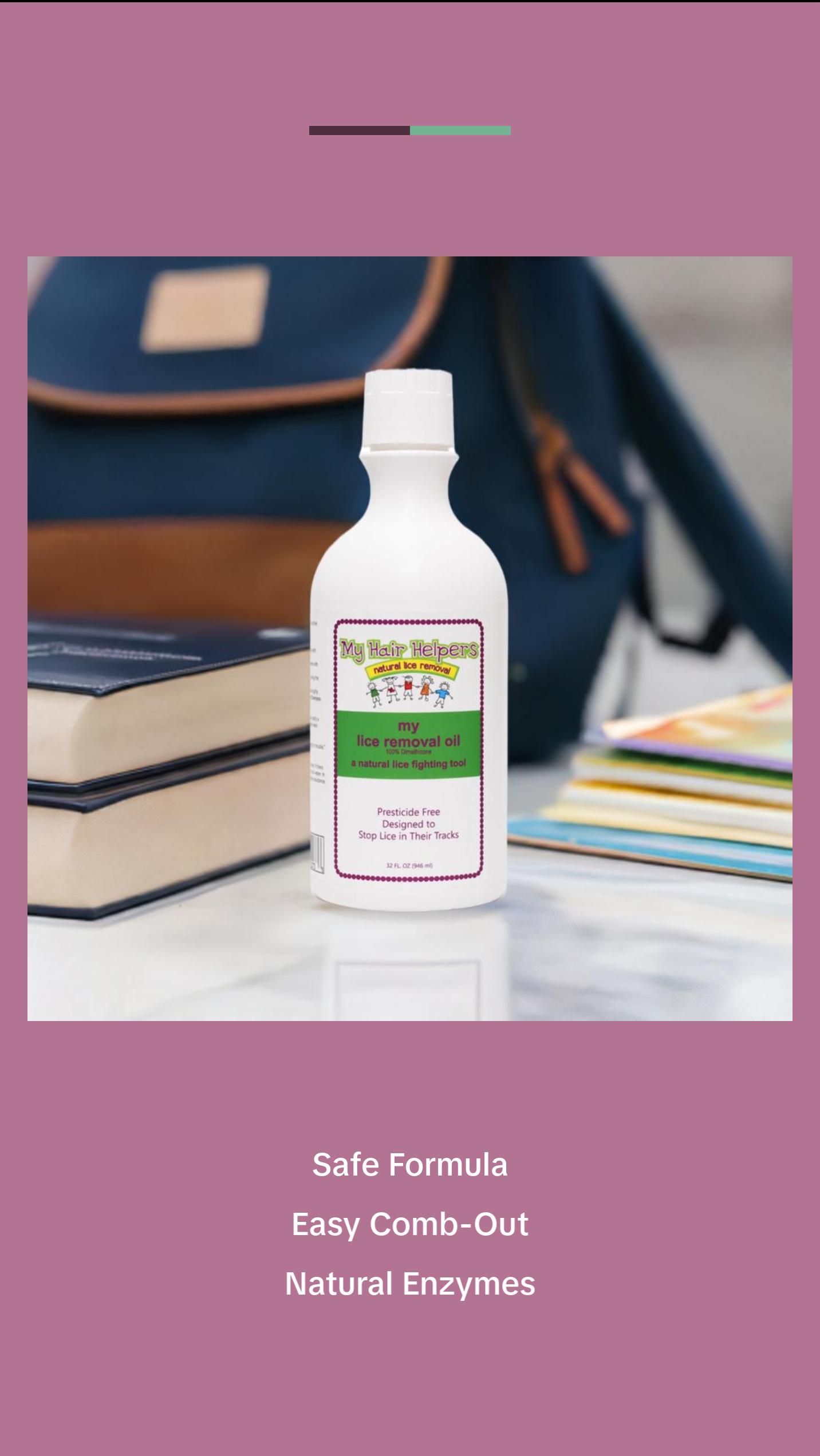 My Dimethicone Lice Oil | 32oz | For 3-5 Children