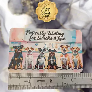 Dog Sublimated Fridge Magnet – Decorative Kitchen Magnet