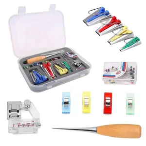 Complete Bias Tape Maker Kit – Bias Binding Maker Set for Sewing, Quilting & Seam Binding Tools