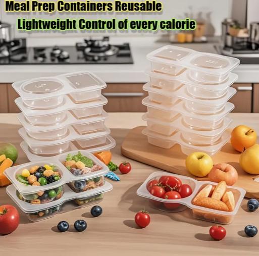 20 pcs Reusable Double Compartment Snack & Condiment Containers with Leak-Proof Lids BPA-Free Plastic Food Storage for Lunch Picnics Office Stackable Hand Wash Only Picnic Essentials Flip Top Design 20 pcs Reusable Double Compartment Snack & Condiment Containers with Leak-Proof Lids BPA-Free Plastic Food Storage for Lunch Picnics Office Stackable Hand Wash Only Picnic Essentials Flip Top Design