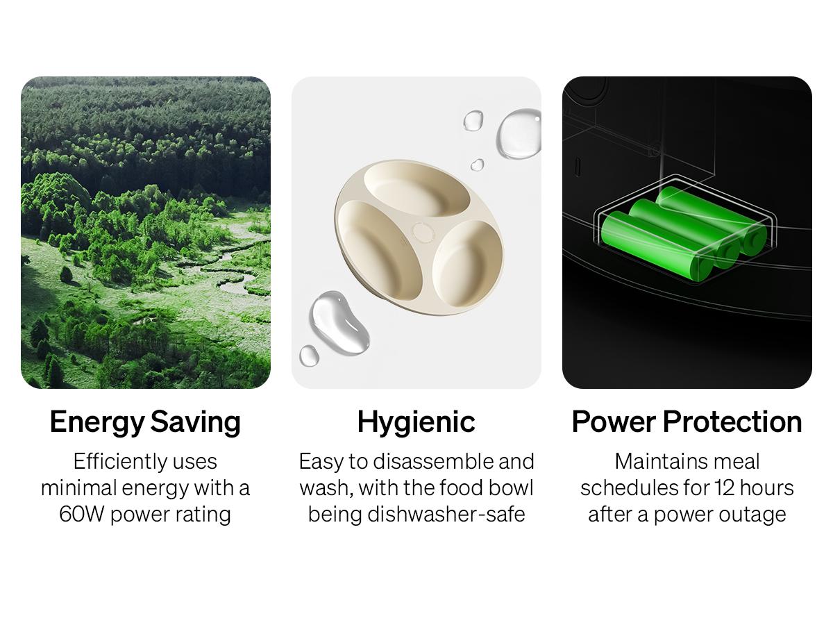 PETLIBRO Automatic Cat Feeder, Refrigerated wet food dispenser with WiFi control, 3 days freshness, 3 timed meals, quick cooling Feeding PETLIBRO Automatic Cat Feeder, Refrigerated wet food dispenser with WiFi control, 3 days freshness, 3 timed meals, quick cooling Feeding