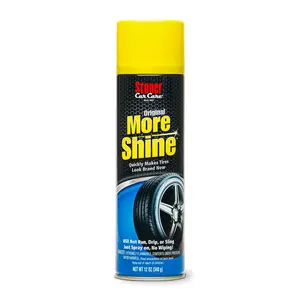 Stoner Car Care  Original More Shine Tire Shine Spray – Tire Dressing Restores Deep Matte Black Finish with Long-Lasting Rain-Resistant Protection, Dry-to-Touch – 12 oz