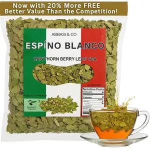 5oz (141g) Espino Blanco Te Herbal (Hawthorn Berry) Herbal Tea - Premium Hoja de Calidad | 100% All-Natural Loose Leaf| Non-GMO Mexican Herbal Tea Wildcrafted.