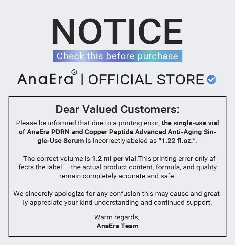 AnaEra GHK-Cu Peptides Serum & Ultra Hydrating Serum, Copper Peptides, Hyaluronic Acid, Collagen - Repairing, Smoothing and Boost Collagen -  Lift, tighten, Glowy skin, 1.2ml x 30