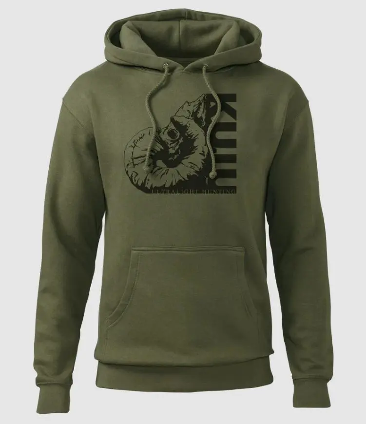 KUIU Skull Hoodie, Mens Hunting Pullover, Outdoor Performance Hoodie, Lightweight Camo Gear