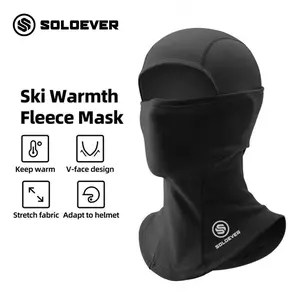 SOLOEVER Winter Windproof Ski Mask Full Head Coverage Insulated Hood, Perfect for Skiing, Cycling, Fishing, and Outdoor Sports, Providing Full Neck and Face Warmth Protection