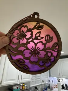 Cherry Blossoms Suncatcher for Sunny Window