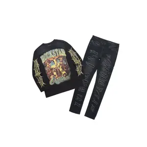 Waller Black Long Sleeve & Jeremiah Black Wash Skinny Fit Jean Bundle