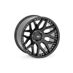 Rough Country 95 Series Wheel | One-Piece | Gloss Black | 20x10 | 8x6.5 | -19mm