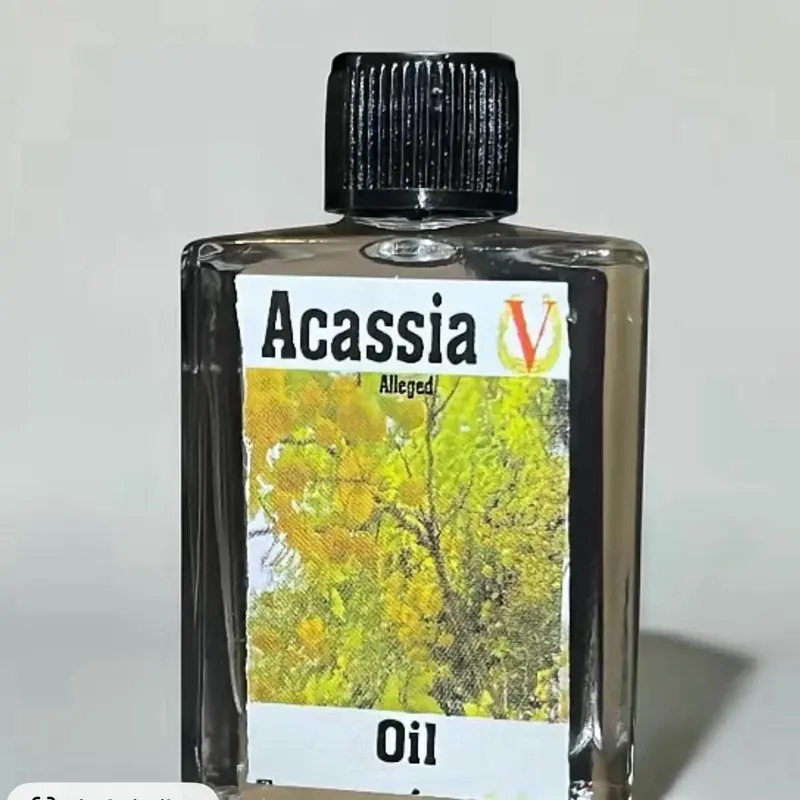 Acacia Oil V, Pure Natural Spiritual Use Oil for Meditation and Energy Cleansing