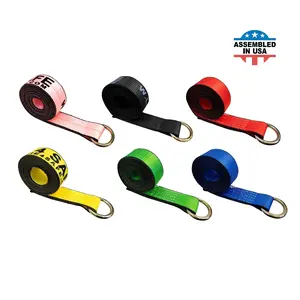 2" x 10' Wheel Lift Lasso Strap w/ O Ring