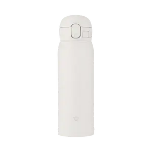 Zojirushi Stainless Steel Tumbler 480ML - One-Touch Open, Travel Portable, Matte White SM-WS48WM