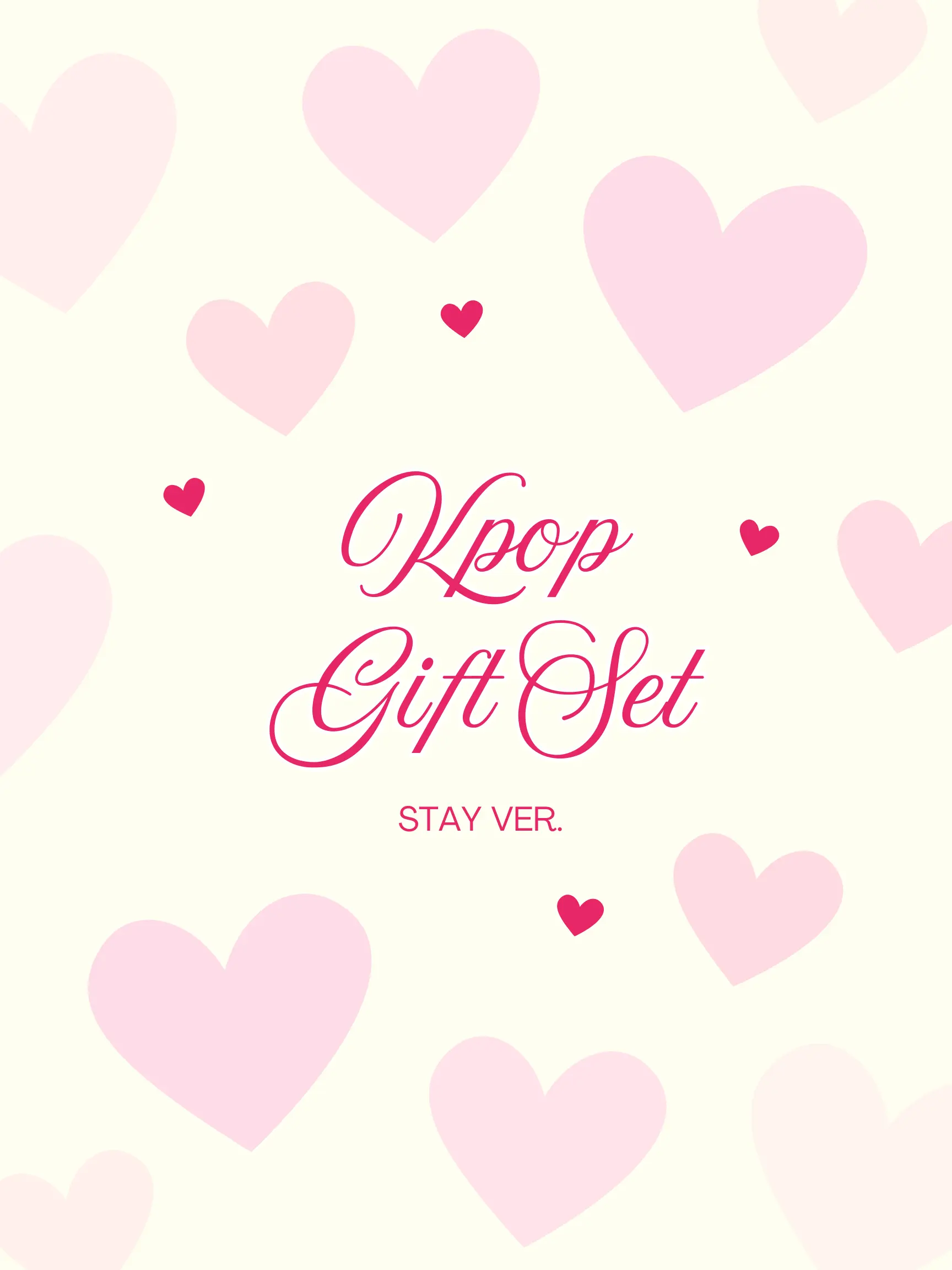 KPOP GIFT SET STAY VER