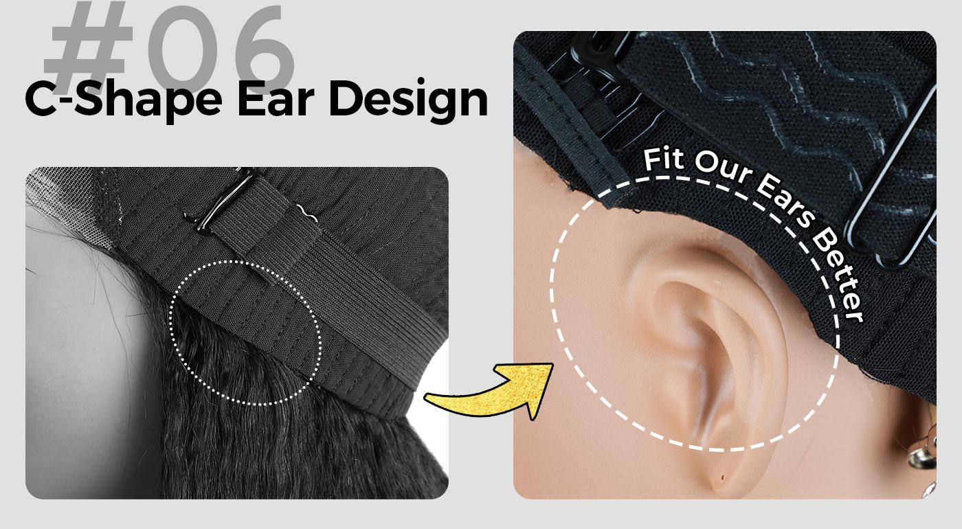 OQ Hair Highlight Balayage Color Body Wave Wig 200% Density Middle Part Wear Go T Part Lace Pre Plucked Human Hair Wigs With Smart Clips