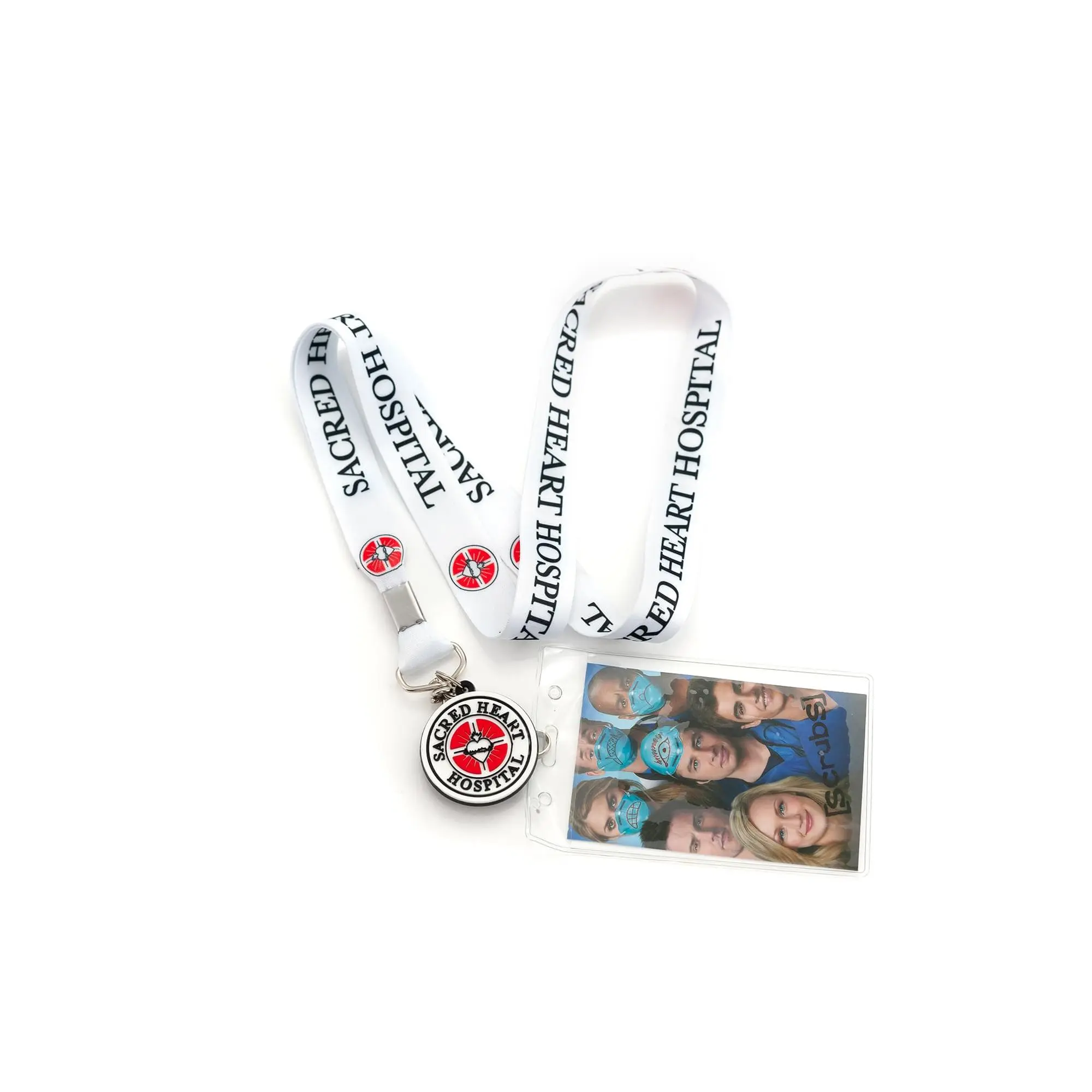 Scrubs Official Sacred Heart Hospital Lanyard | Includes ID Holder & Charm