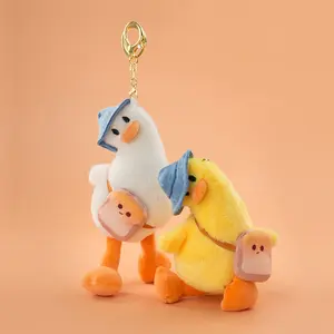 Lovely Crooked Duck Doll Keychain