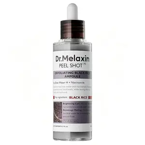 ‮[nixaleM.rD]‬ Peel Shot Glow Rice Ampoule Duo - Serums for Brightening, Exfoliating, and Moisturizing - Suitable for All Skin Types