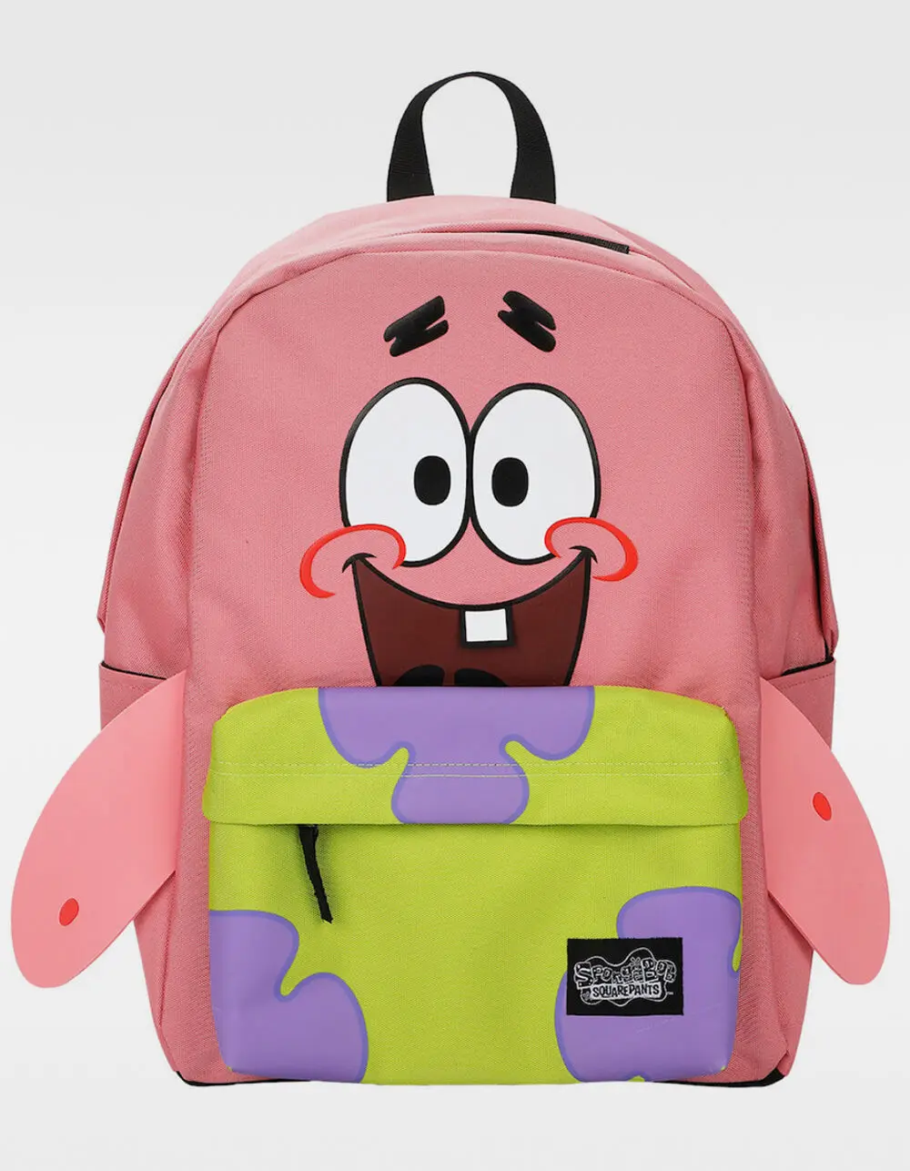 BIOWORLD SpongeBob SquarePants Patrick 17" Backpack, Pink Combo