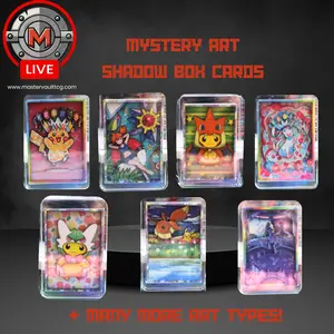 Mystery Fan Art Shadow Box Cards