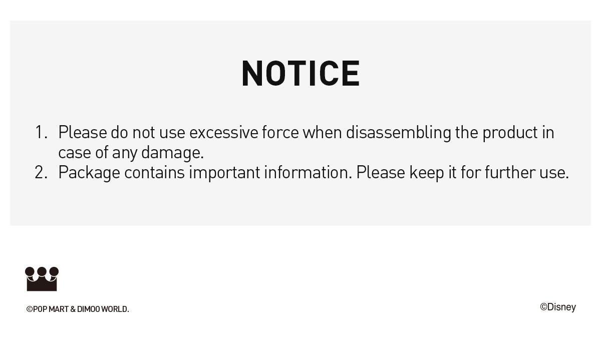 POP MART DIMOO WORLD × DISNEY Series-Fridge Magnet Blind Box