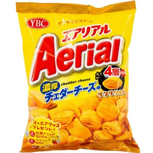 YBC Japanese Crispy corn tortillas Snacks 2.2 OZ (Aerial Cheddar / Corn Potage )